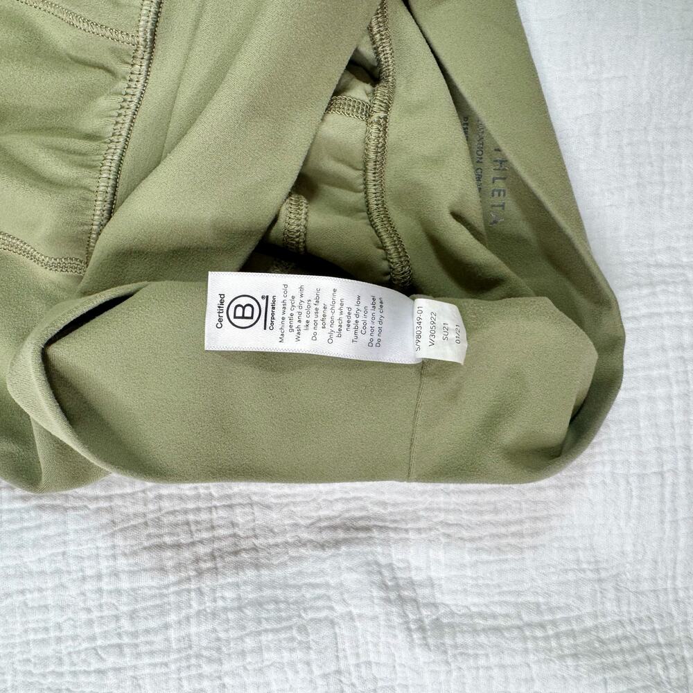 Athleta Salutation Cargo Jogger Pants Women's XS Olive Green Athleisure Pilates - Picture 10 of 16